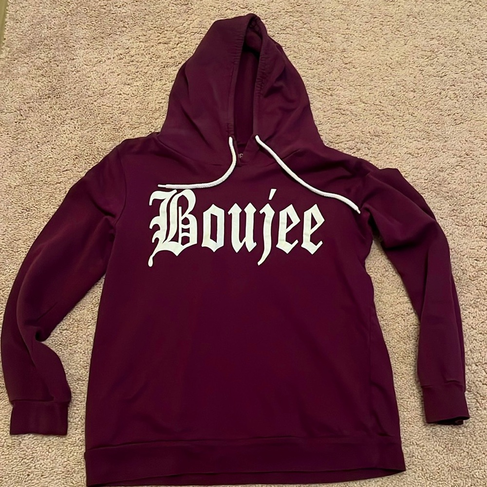 Boujee Maroon Hoodie
